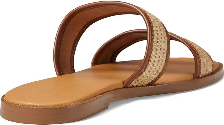 Madewell The Teagan Slide Sandal in Straw Women's Shoes Desert Dune : 5 M - Image 4