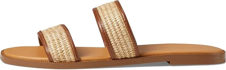 Madewell The Teagan Slide Sandal in Straw Women's Shoes Desert Dune : 5 M - Image 5