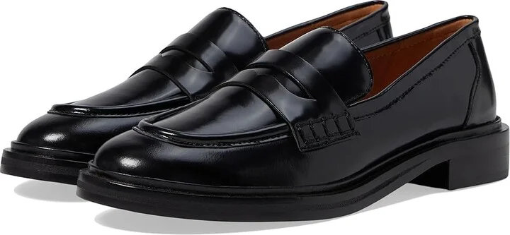 Madewell The vernon loafer in leather Women's Shoes True Black : 11 M