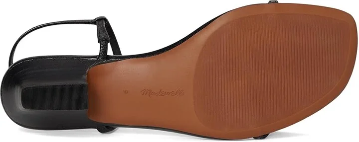 Madewell Tonio Strappy Sandal Women's Wedge Shoes Golf Green : 7 M, Leather - Image 9
