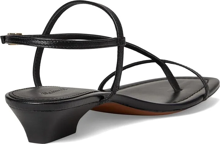 Madewell Tonio Strappy Sandal Women's Wedge Shoes Golf Green : 7 M, Leather - Image 10