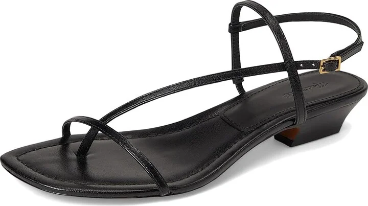 Madewell Tonio Strappy Sandal Women's Wedge Shoes Golf Green : 7 M, Leather - Image 11