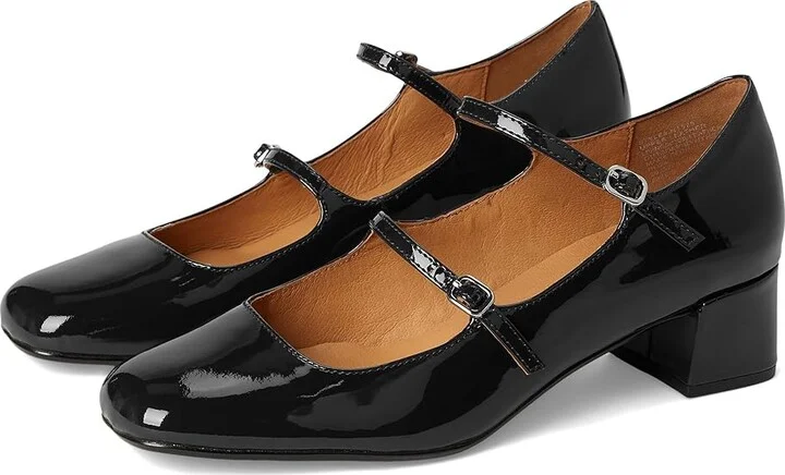 Madewell Wendel Mary Jane Flats Women's Flat Shoes Deep Indigo : 7 M, Leather