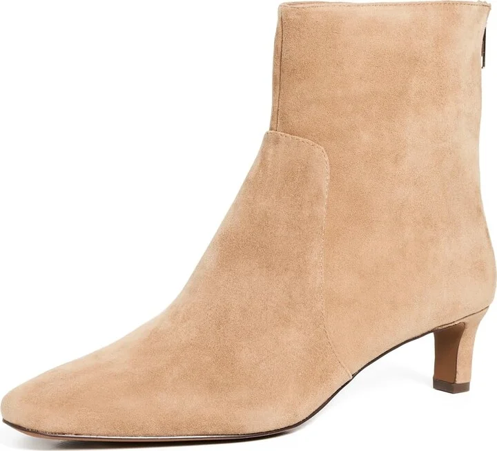 Madewell Women's Dimes Kitten Heel Boot-Suede Ankle