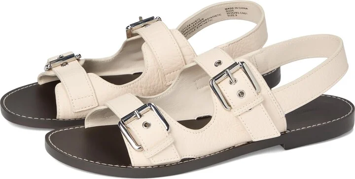 Madewell Women's Indie Double Buckle Sandals Ballet Flat