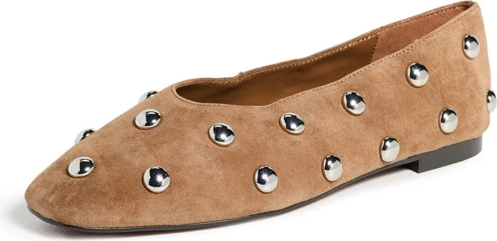 Madewell Women's Sage Dome Studs Ballet Flats
