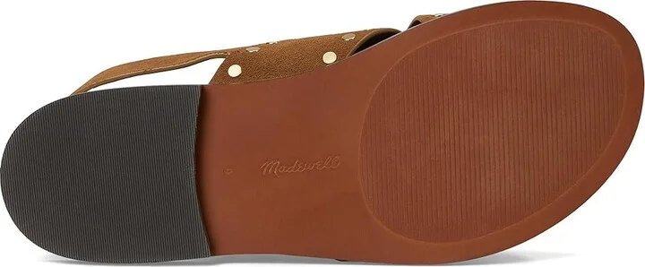 Madewell Xband Sandal Women's Wedge Shoes Dried Acorn : 9 M, Leather - Image 3