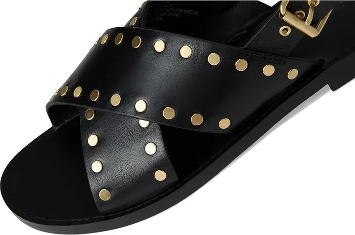 Madewell Xband Sandal Women's Wedge Shoes True Black : 8.5 M, Leather - Image 7