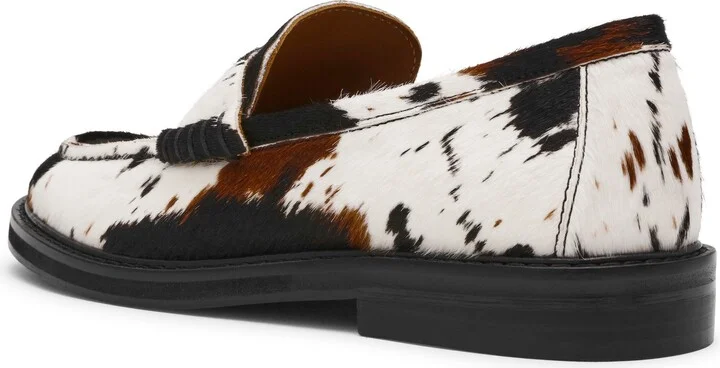 Madison Cow Print Genuine Calf Hair Loafer - Image 2
