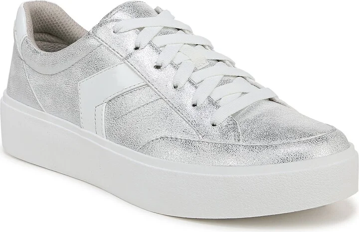 SILVER FAUX LEATHER
