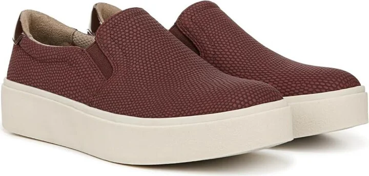 Madison Sneakers Women's 7 Red Slip-On Comfort Casual Shoes TF6672