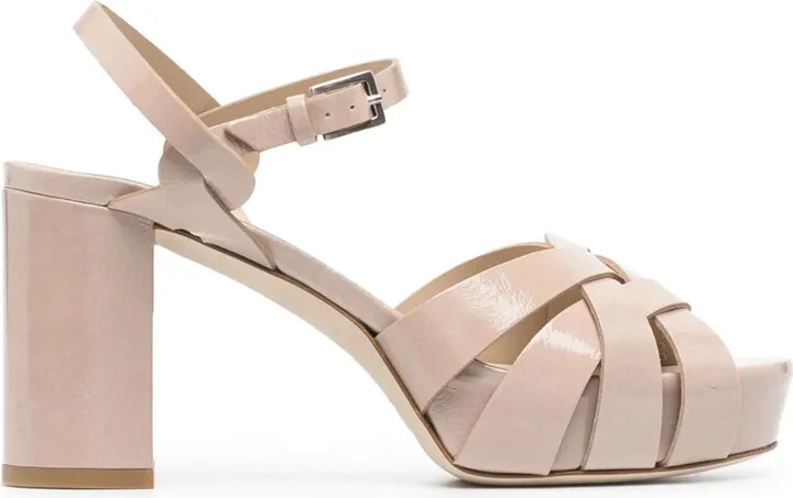 Madrid 80mm leather sandals