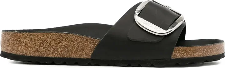 Madrid Big Buckle "Black" sandals