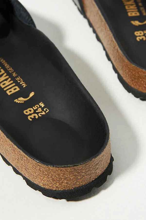 Madrid Big Buckle High Shine Sandals - Image 4