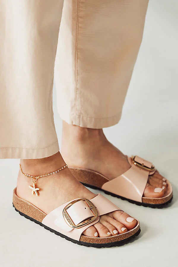 Madrid Big Buckle High Shine Sandals