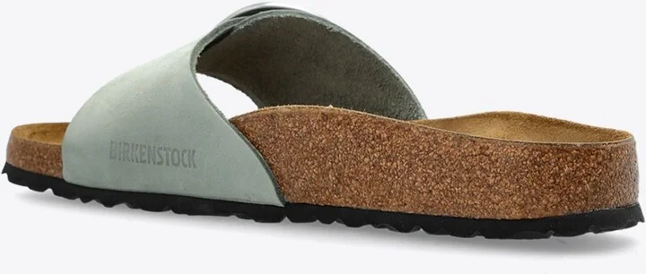 Madrid Big Buckle Nubuck Leather Sandals - Image 2