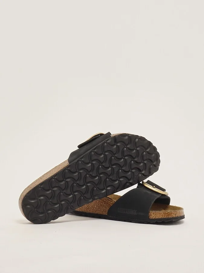 Madrid Big Buckle Nubuck Sandal - Image 4