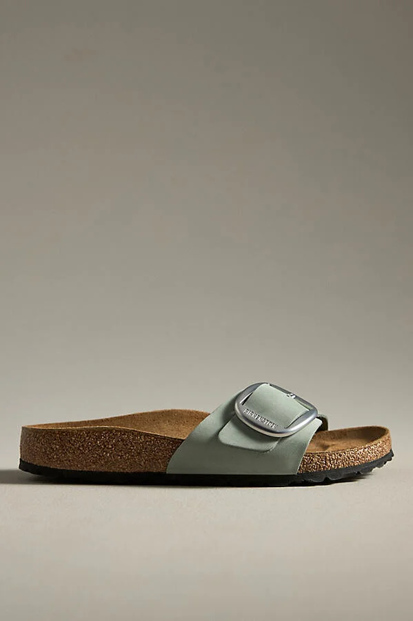 Madrid Big Buckle Nubuck Sandals