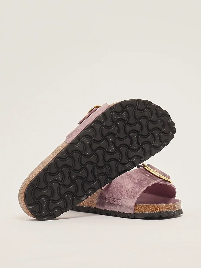 Madrid Big Buckle Oiled Leather Sandal - Image 4
