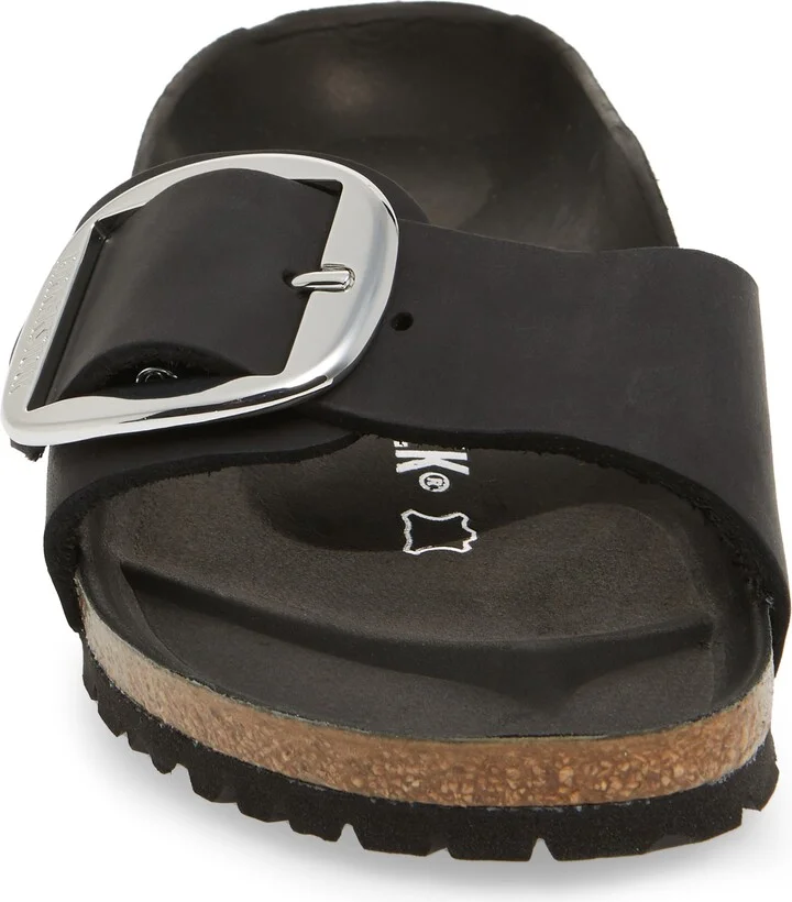 Madrid Big Buckle Slide Sandal - Image 4