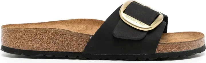 Madrid buckle-detail slide sandals