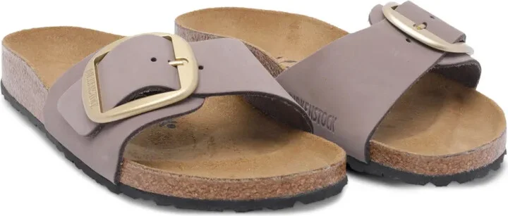 Madrid buckled leather flat sandals - Image 2