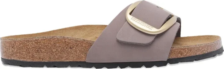 Madrid buckled leather flat sandals