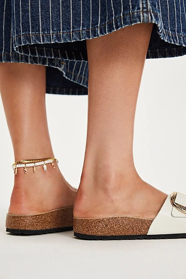 Madrid Hammered Big Buckle Birkenstocks - Image 3