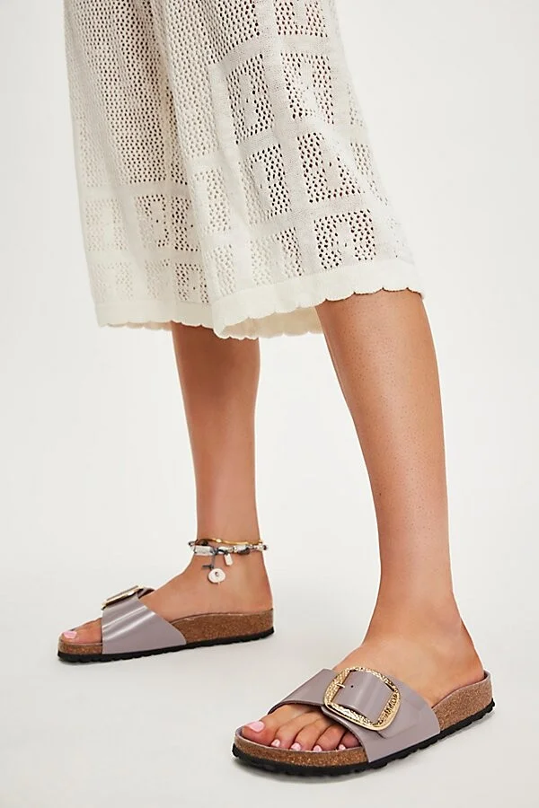 Madrid Hammered Big Buckle Birkenstocks - Image 2
