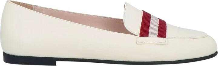 Mady 6244536 Women's Bone Calf Plain Leather Loafers