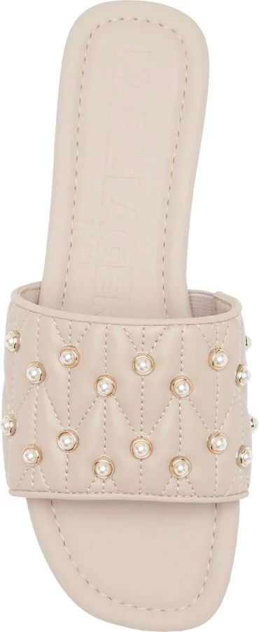 Madyson Imitation Pearl Slide Sandal - Image 5