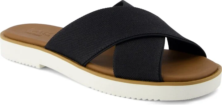 Mae Crisscross Slide Sandal