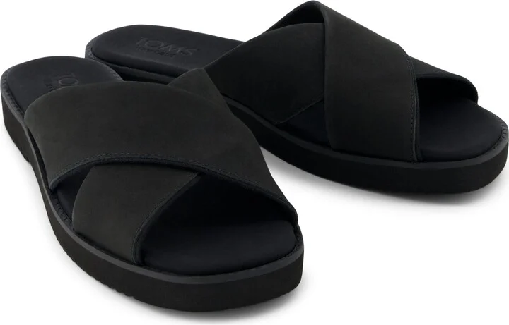 Mae Crossover Slide Sandal Leather - Image 2