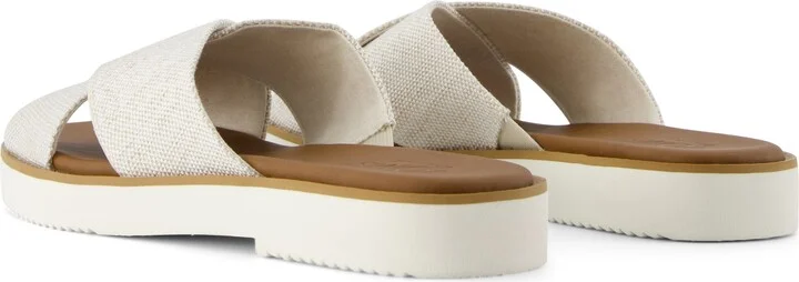 Mae Crossover Slide Sandal Natural Yarn Dye - Image 5