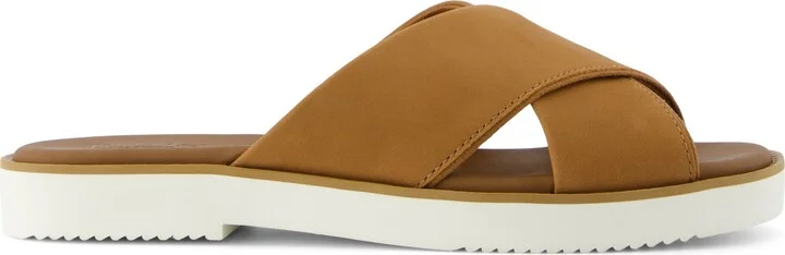 Mae Crossover Slide Sandal Sugar Leather