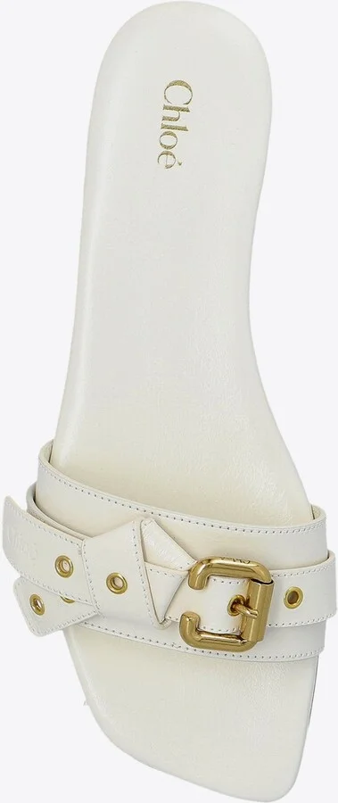 Mae Leather Slides - Image 3