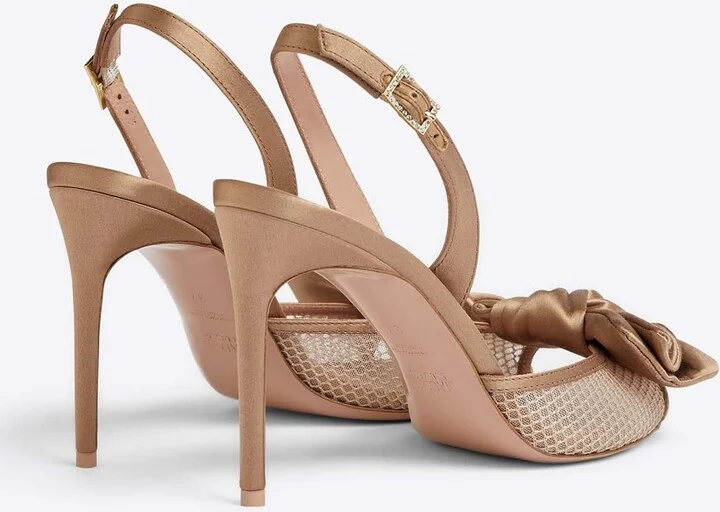 Maera 90 Satin Rose-Applique Sandals - Image 2