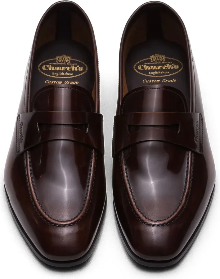 Maesteg polished fumè loafers - Image 2