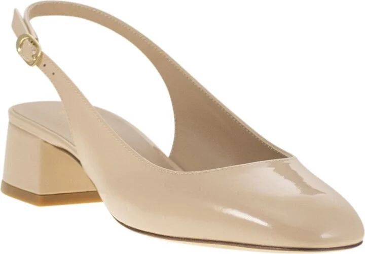 Maeve - Lacquered Leather Slingback - Image 2