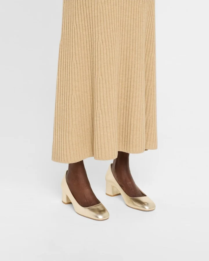 Maeve Metallic Block-Heel Pumps - Image 3