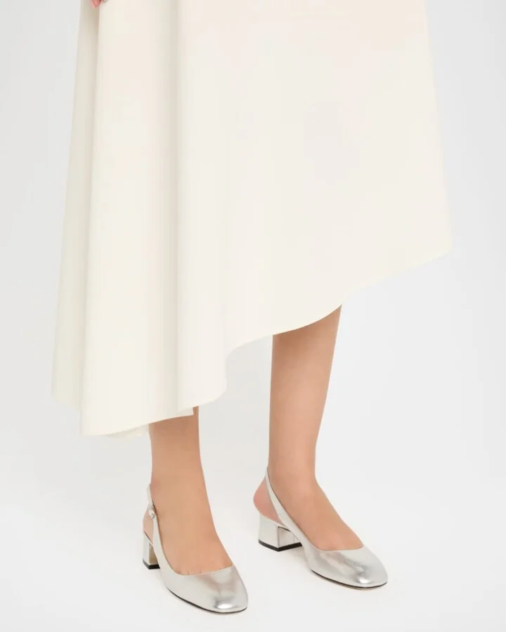 Maeve Metallic Slingback Ballerina Pumps - Image 5