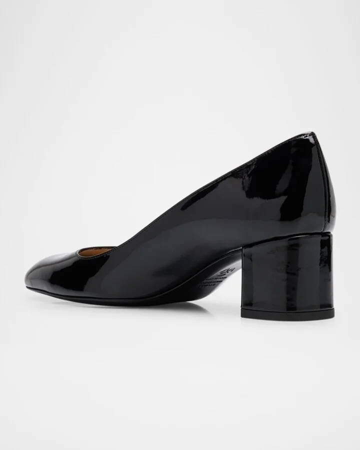 Maeve Patent Block-Heel Pumps - Image 3