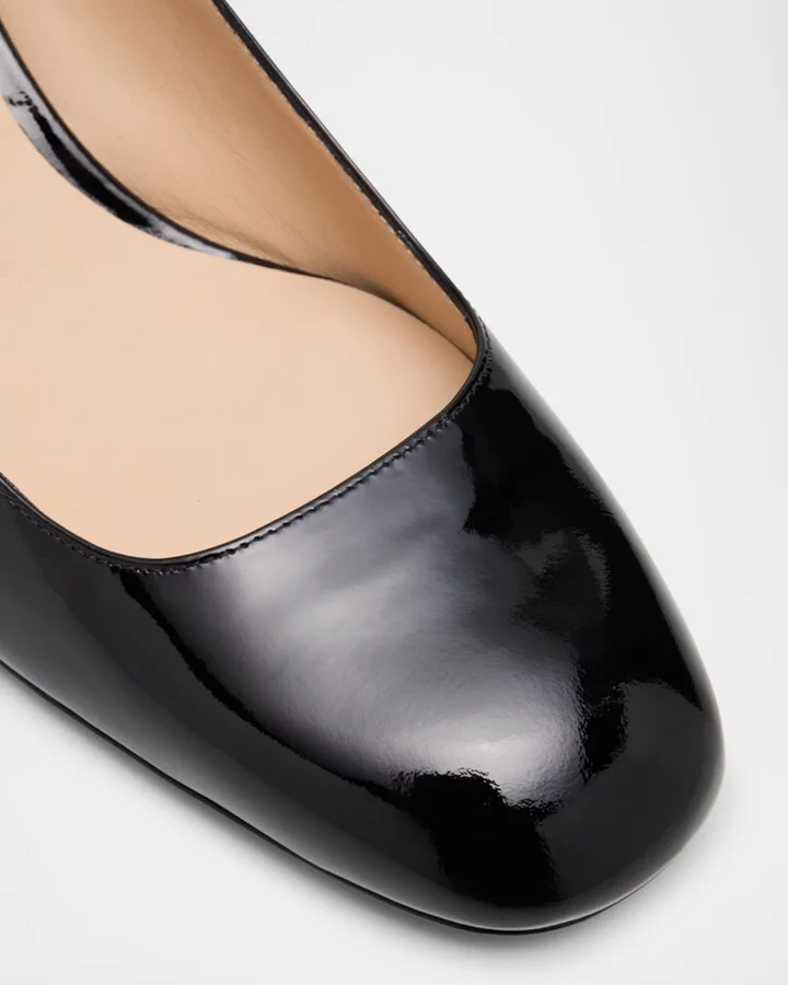 Maeve Patent Block-Heel Pumps - Image 4