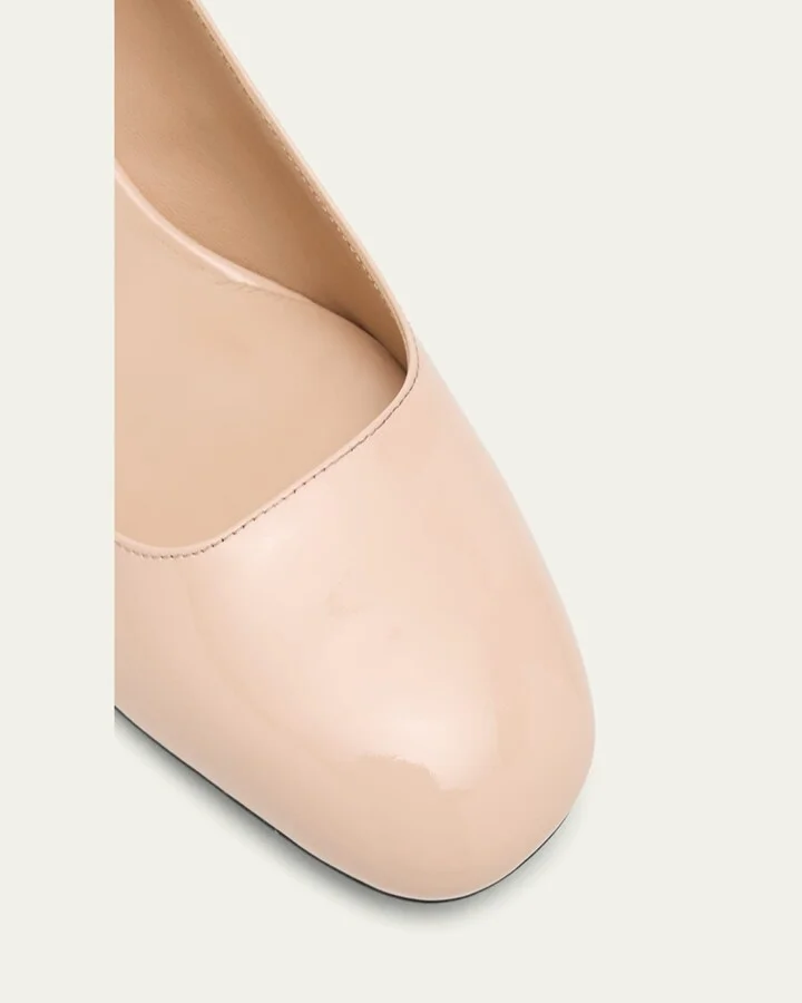 Maeve Patent Block-Heel Pumps - Image 3