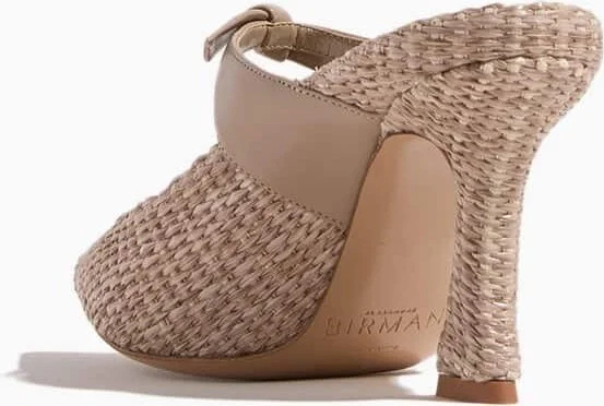 Maeve Raffia 85 Pump in Cookie - Image 3