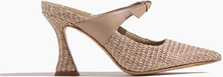 Maeve Raffia 85 Pump in Cookie