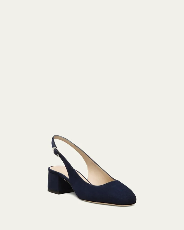 Maeve Suede Slingback Ballerina Pumps - Image 2
