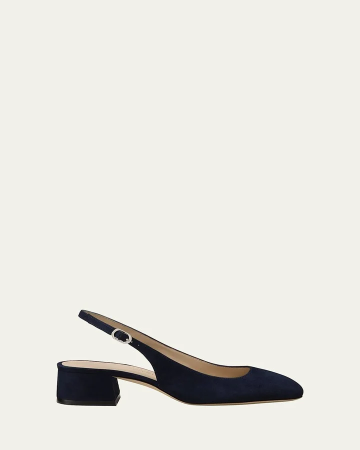 Maeve Suede Slingback Ballerina Pumps
