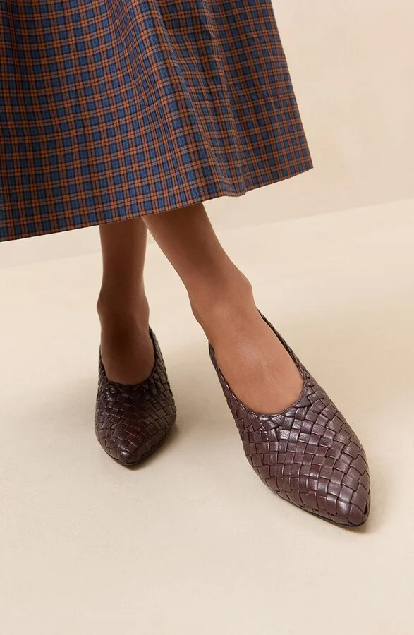 Maeve Woven Pointed Toe Pump - Image 2
