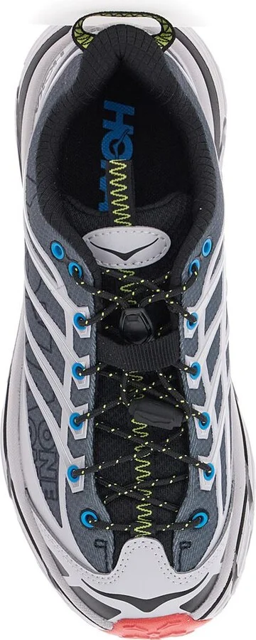 'Mafate' Grey Sneakers With Insert Design And Drawstring Closure In Synthetic Fiber Unisex - Image 4